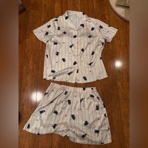 Ubras Bear&Honey patterned summer pajamas set